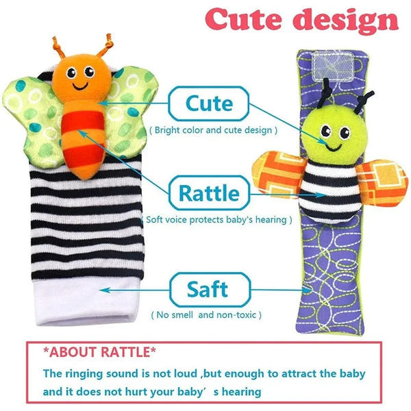 Gentle Joy Baby Rattle Set™