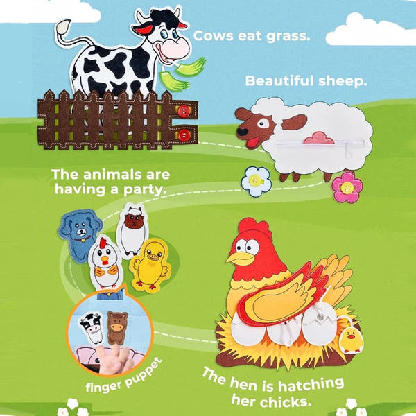 Farm Animal Adventure Busy Book™