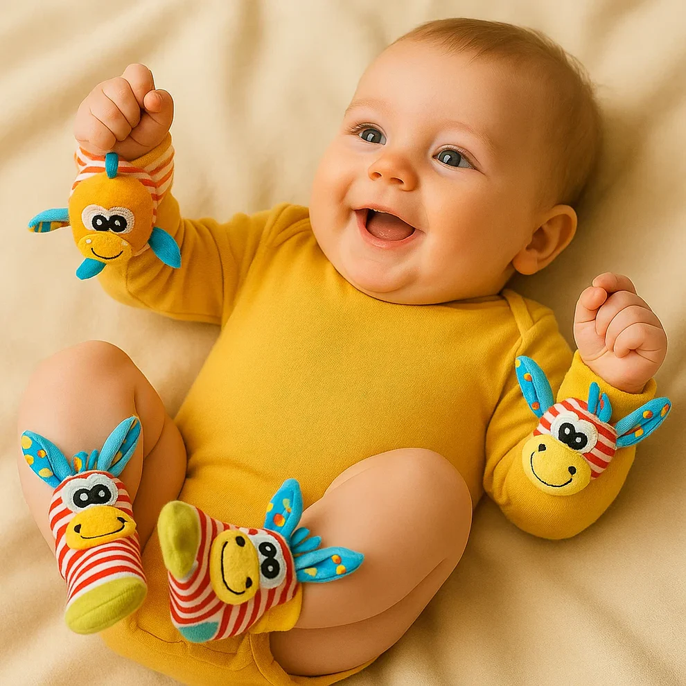 Gentle Joy Baby Rattle Set™
